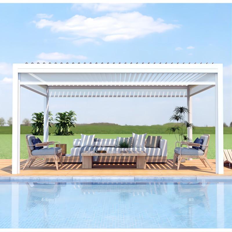 China electric aluminum pergola
