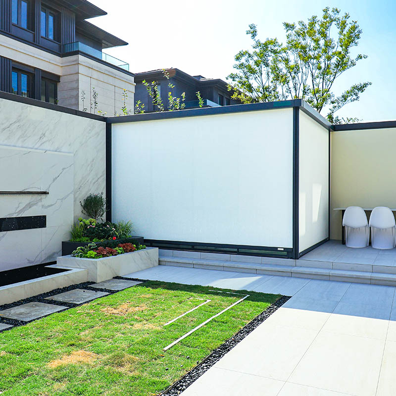 Garden Pergola Electric Roller Blinds